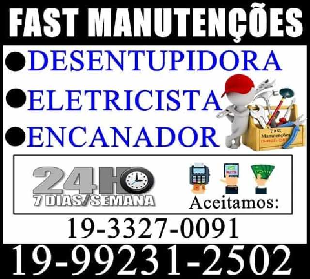 Foto 1 - Desentupidora - Eletricista - Encanador em Campinas