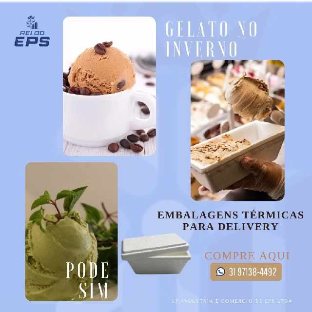 Foto 1 - Embalagens termicas para gelato e sorvetes