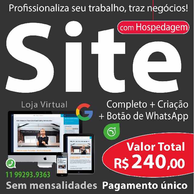 Foto 1 - Sites lojas virtuais desenvolvemos completos