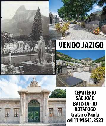 Foto 1 - Jazigo cemitrio so joo batista rj botafogo